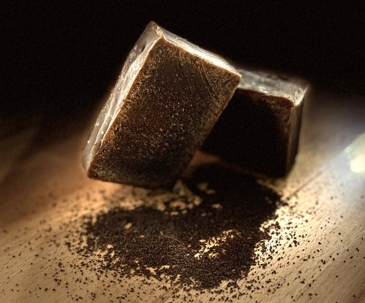 Caramel Cinnamon Latte Scrubby Soap